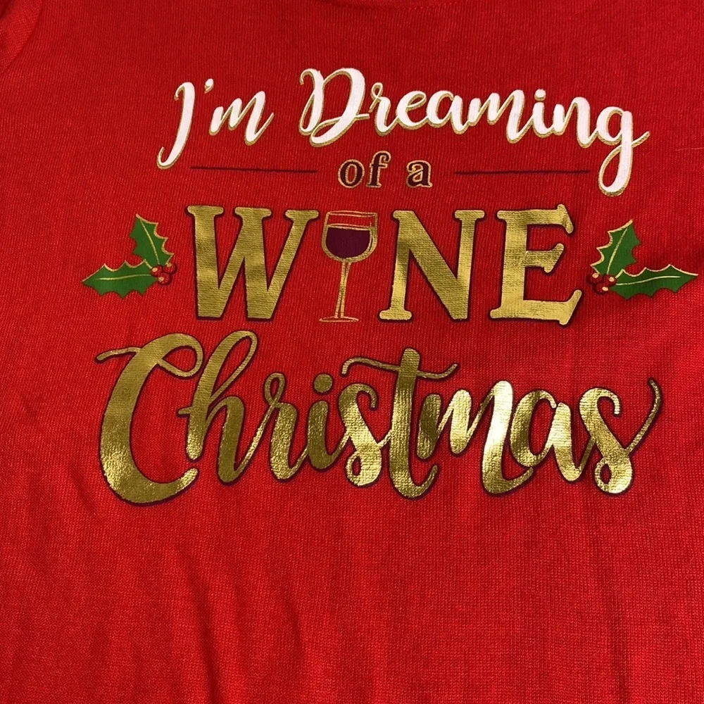 Holiday Time Red Long Sleeve Sweater size L